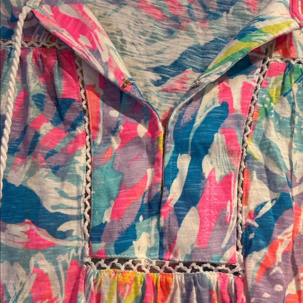 Lilly Pulitzer Tilda Tunic in Sparkling Sands - Picture 2 of 6